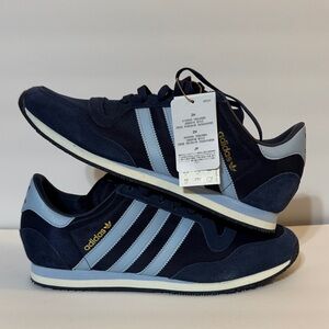 Adidas Dark Blue and Light Blue Trainers